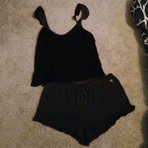 VS short tank ruffle pj set